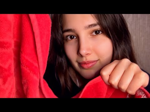 POV | Gentle Face Cleaning with a Soft Towel [ASMR]