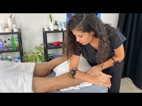 Asmr Massage lady Mercan  - Foot and leg massage (Asmr sleep)