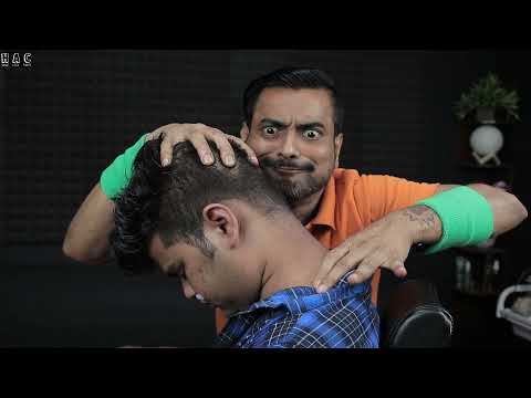 Perfect Use Of Chopsticks | ASMR Head And Neck Massage With Chopsticks | Neck Crack  3d ASMR Audio