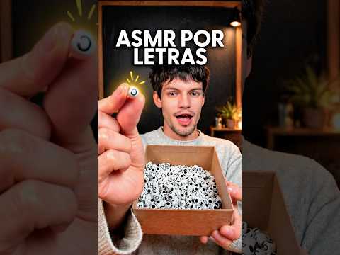 HAGO EL ASMR DE LA LETRA QUE ME SALGA #asmr #asmrsounds #relax #reto