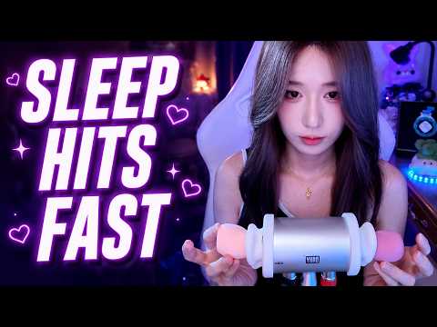 ASMR for Deep Sleep Tonight 🤤 3Dio Ear Cleaning, Head Spa & Heartbeat / 4Hr (No Talking)