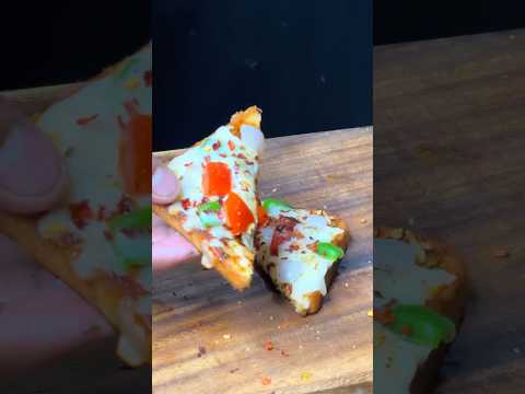 mini pizza recipe ASMR #shorts #shortsfeed #indianasmrworld