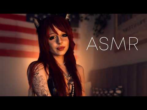 [4K USA ASMR] Gothic Alt-Girl Tucks You In ✨ Soft Shoulder Kneading & Whispers | Safe Space 2026