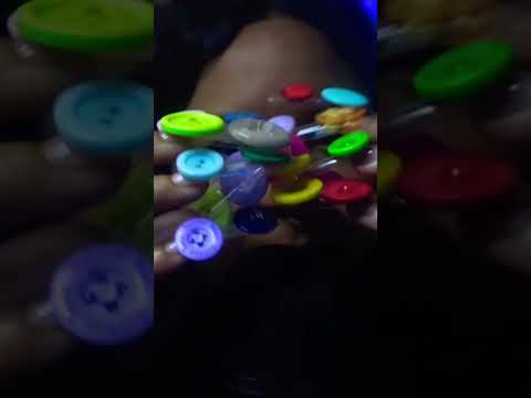 How many buttons?? #asmr #longnailstapping #mouthsounds #shorts
