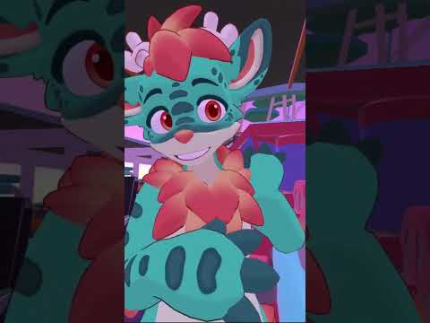 Deer explains roller coaster wheels #vrchat #furry #rollercoaster