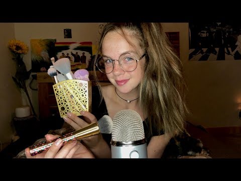 ASMR Stippling and Brushing the Mic