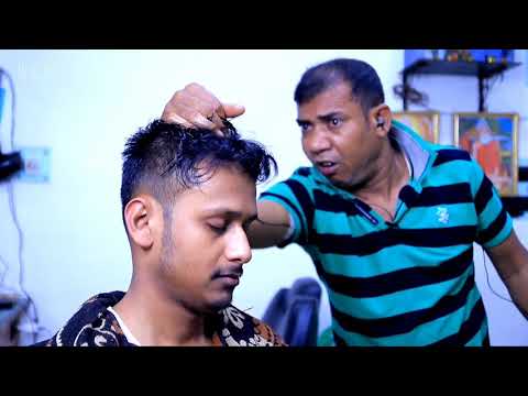 Amazing hair cracking by asim barber | Complete upper body massaage with lots of crunchy cracks
