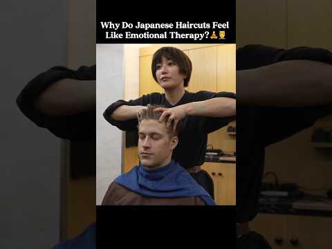 Why Japanese Barbershops Feel Like Therapy | ASMR Haircut #asmr #barbershop #asmrvideo