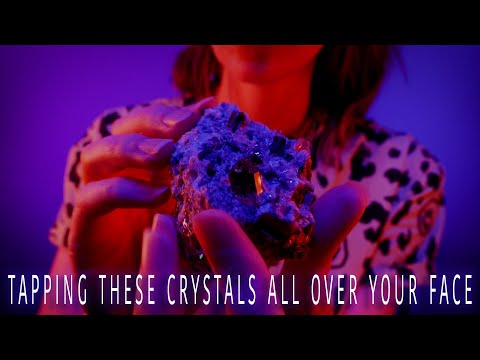 ASMR Crystal | Tapping | Brushing | Scratching | Sweeping | No Talking