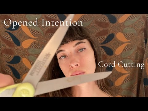 Reiki ASMR ~ Cord Cutting Ritual | Plucking | Let go and Release | Relaxing | Energy Healing