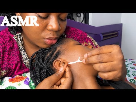 ASMR✨She Didn't Expect to Feel This Relaxed! Full Face & Ear Cleaning