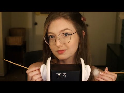 ASMR Ear Cleaning w/ Fluffy Ear Picks (No Talking)