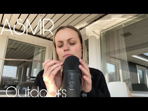 #ASMR Outdoors | Nature Sounds + Mouth Sounds 🌼🍀