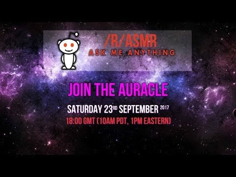 The Auracle ASMR  Live Stream 24th Sept 00:35 BST spontaneous live triggers....
