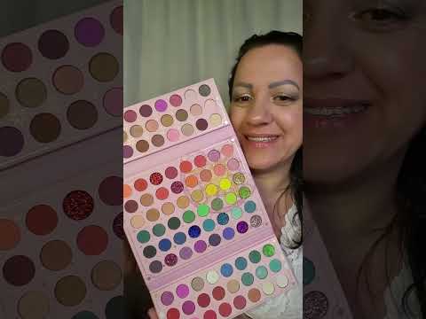 ASMR-SHORTS MINHA PALETA DE MAQUIAGEM #asmr #shortsviral #shorts