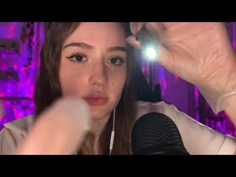 ASMR MÉDICA TE EXAMINANDO! (nervos cranianos)