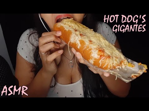 ASMR COMIENDO HOT DOG'S 🌭 | PERROS CALIENTES | PANCHOS | ASMR EN ESPAÑOL | EATING SOUNDS