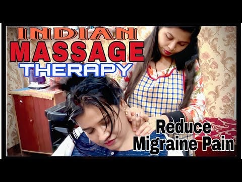 ASMR Indian Head Massage ASMR || Migraine Treatment To Fall Asleep || Feel Relax & Stress Free #asmr