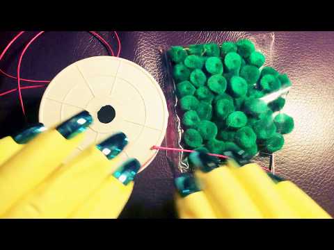 ®U🅱🅱ER‼‼ GL🍪VES 🌽 Thin rubber with shiny nails🐥 Soft Sounds [[ASMR]]