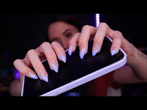 ASMR / Tapping For Tingles And Sleep (long nails)