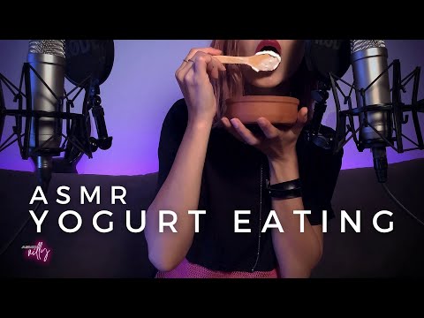 ASMR Yogurt Eating | Ear to Ear Relaxing Sounds (No Talking)