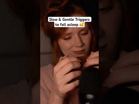 Full ASMR👆10 slow and gentle triggers 😴 Tapping scratching mouth sounds hand movements