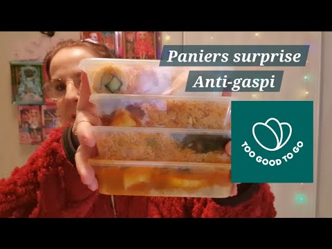 Asmr français: Paniers Anti-gaspi "Too Good to go" 