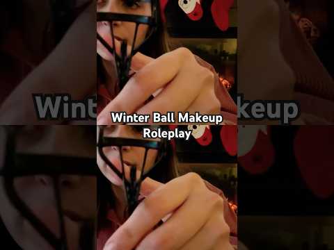 ASMR Winter Ball Prep ❄️ Relaxing Makeup Roleplay Short!