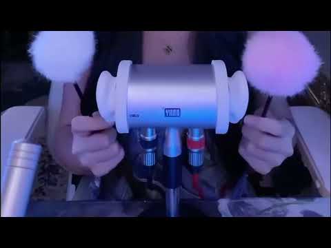 12 Triggers Ear Cleaning ASMR: Feather, Cotton Swabs, Heartbeat & Tuning Fork / 2Hr (No Talking)