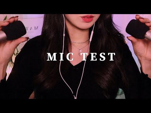 ASMR 구독자 7만 기념 새 마이크 구매했어요💜💜 / 토킹 • 단어반복 • 👄소리 • 손가락, 나무, 솜털 귀청소 • 만지기 마이크 테스트 rode nt5 MIC TEST