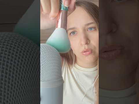 ASMR Testing My New Microphone 🤍 #asmr #asmrmicrophone #micbrushing #micscratching #mictriggers
