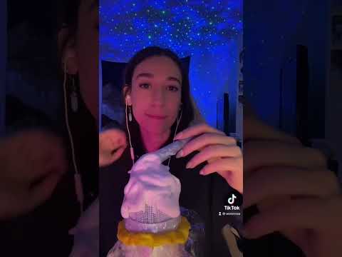 #ASMR tingly shaving cream sounds