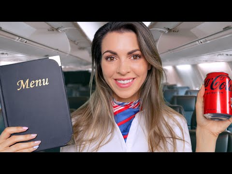 [ASMR] Luxury Flight Attendant RP ✈️