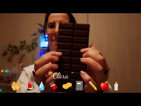 Asmr Français vidéo personnalisée  pour "Clara" Emojis challenge