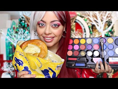 ASMR| Confessions of a Mall ELF 🎄 Face Painting RP ft. Candy Cane! (PERSONAL ATTENTION)