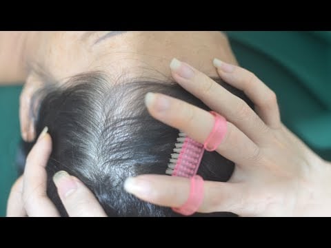 ASMR Scalp Scratching No Talking, Relaxing Hair Sound, Hair Tingly, Hair Combing For Anxiety Relief