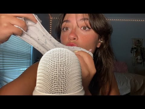 ASMR | playing with slime (no talking)