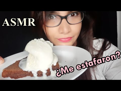 ASMR comiendo Brownie con Helado + Story time | ASMR en Español