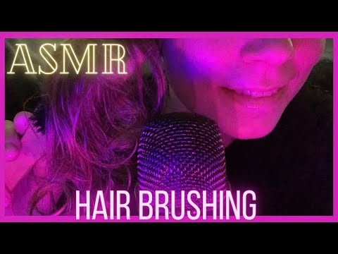 ASMR - Hair Brushing 💆‍♀️(Tingly Brushing, Spray Sounds, Soft Breathing, Bottle Tapping)