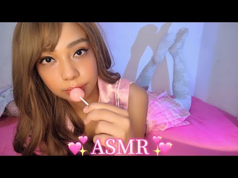 ASMR SONS DE BOCA INTENSOS, LOLIPOP EATING, COMENDO PIRULITO, WET MOUTH SOUNDS, LICKING #asmr