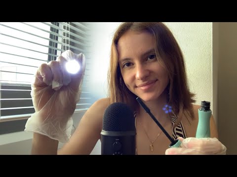 Do you want some tingles? (Tapping, vinyl gloves, lights)