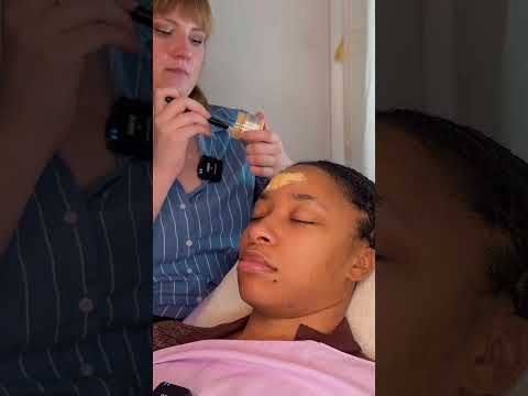 ASMR Skincare, Facial, Head Massage Pampering🩷 #asmr #asmrtingles #asmrrealperson #asmrpersonalcare