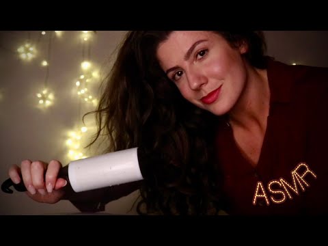 ASMR | PASSANDO ROLO ADESIVO  EM VOCÊ