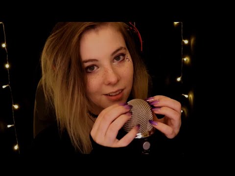 ASMR | bare mic scratching & breathy whispers - Blue Yeti