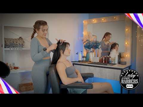 ASMR Hair and Scalp Scratching by Barber Lady Elle