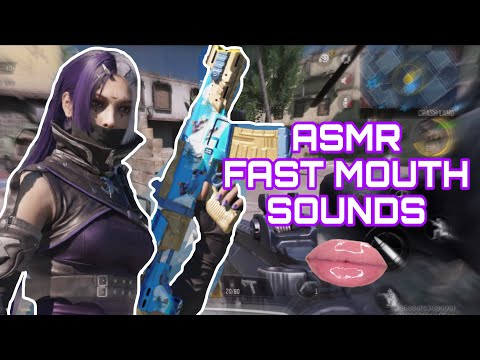 COD ASMR ☆ FAST MOUTH SOUNDS,Ear to Ear, No Talking