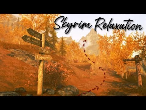 Skyrim ASMR | Walking from Riften to High Hrothgar ⛰️ 7,000 Steps | Binaural whispering