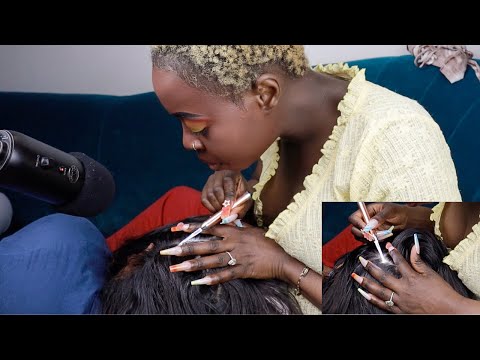 Perfectionist Does Satisfying Scalp Check | Nitpicking | soft whispers