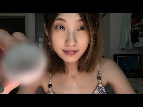 ASMR Stimulate your ear canals | Gentle poking, and soft brushing touches..