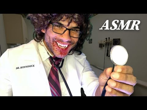 ASMR CRANIAL EXAM BY A VAMPIRE DOCTOR